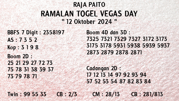 Prediksi Vegas Day